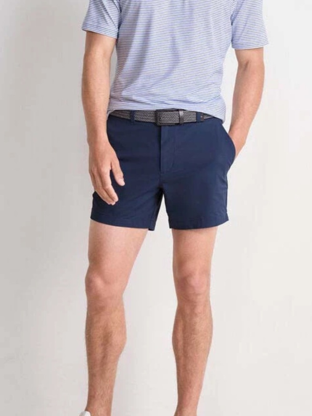 Vineyard Vines Men's Black Flat Front Performance Shorts